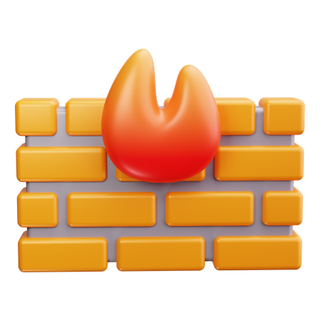 Firewall  3D Icon