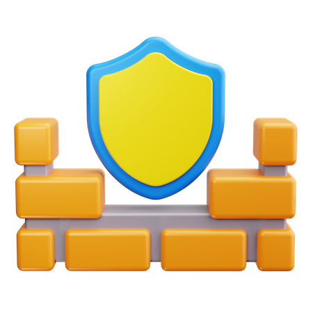 Firewall  3D Icon