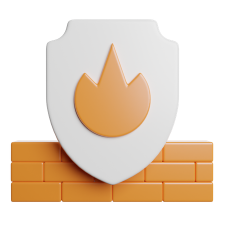 Firewall  3D Icon