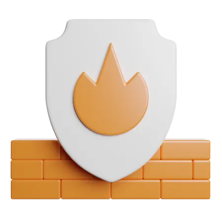 Firewall  3D Icon