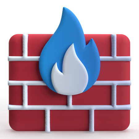Firewall  3D Icon