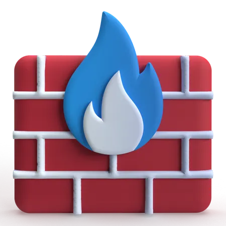 Firewall  3D Icon