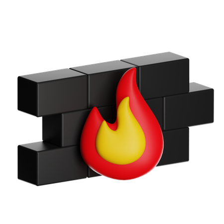 Firewall  3D Icon