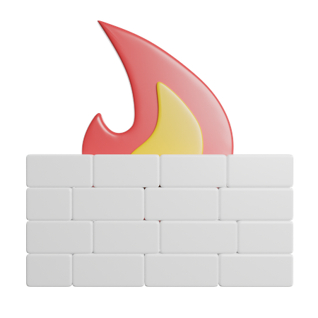 Firewall  3D Icon