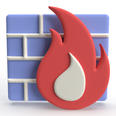 Firewall  3D Icon