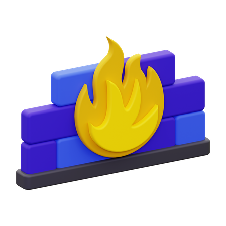 Firewall  3D Icon