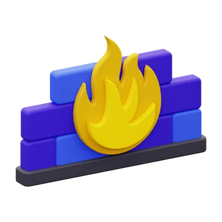 Firewall  3D Icon