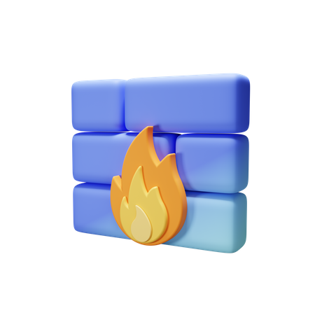 Firewall  3D Icon