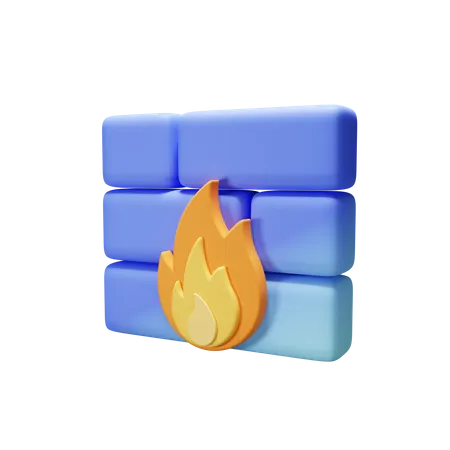 Firewall  3D Icon