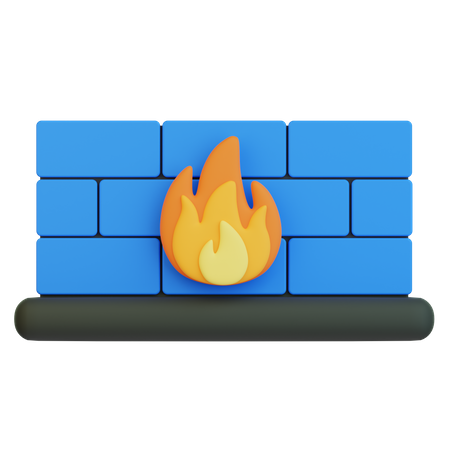 Firewall  3D Icon