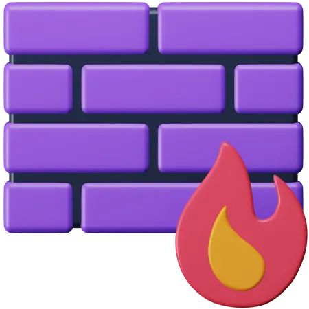 Firewall  3D Icon