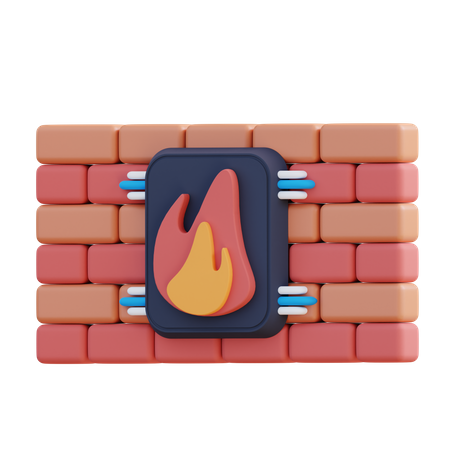 Firewall  3D Icon