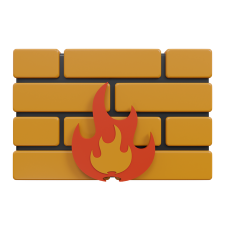 Firewall  3D Icon