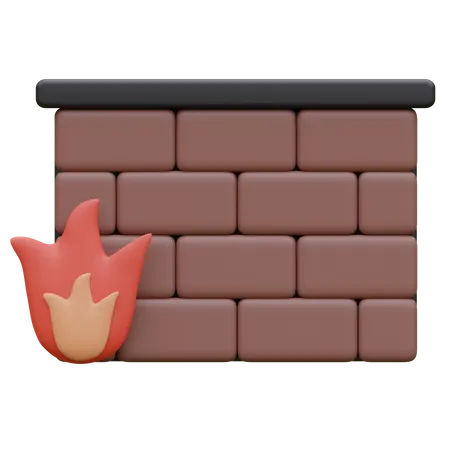 Firewall  3D Icon