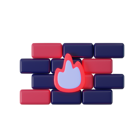 Firewall  3D Icon