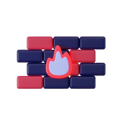 Firewall  3D Icon