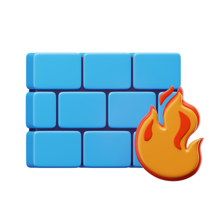 Firewall  3D Icon