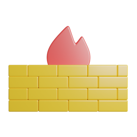 Firewall  3D Icon