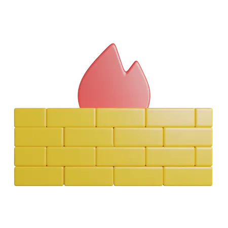 Firewall  3D Icon
