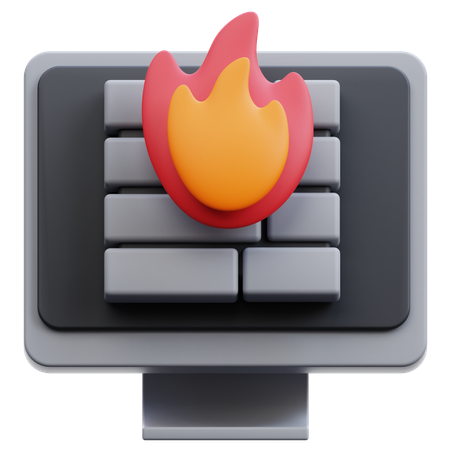 Firewall  3D Icon