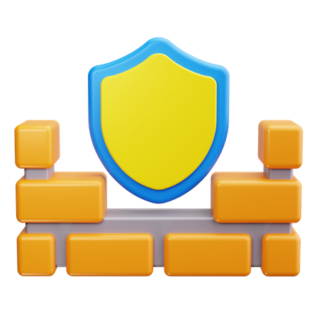 Firewall  3D Icon