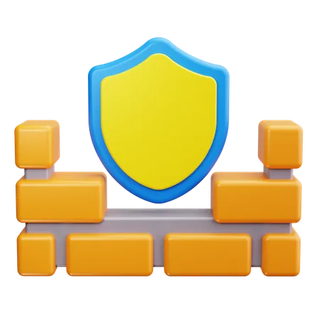 Firewall  3D Icon