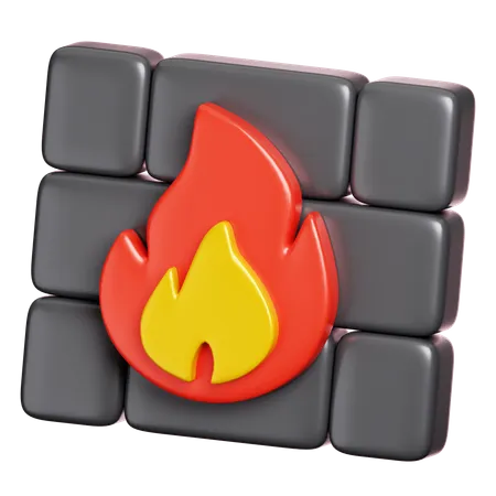 Firewall  3D Icon