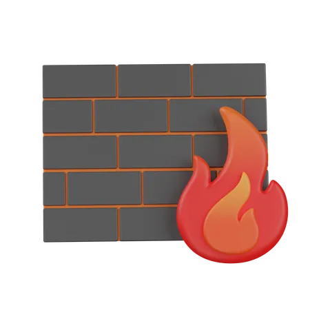 Firewall  3D Icon