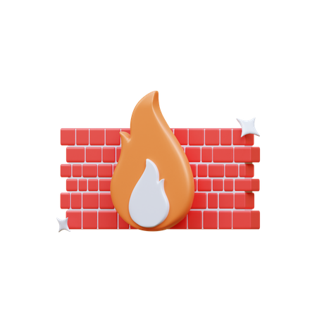 Firewall  3D Icon