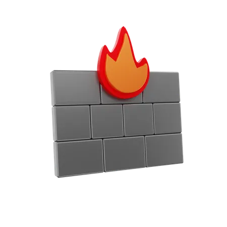 Firewall  3D Icon