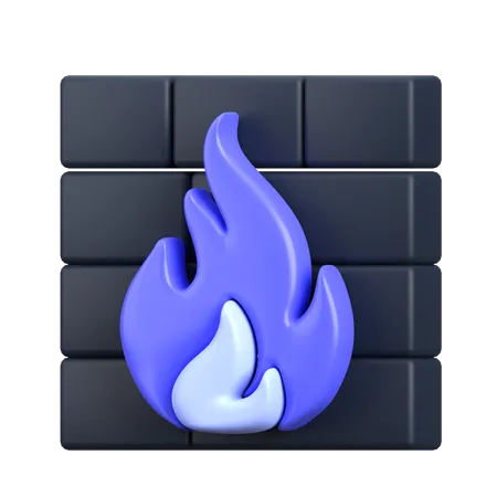 Firewall  3D Icon