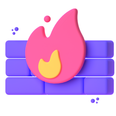 Firewall  3D Icon