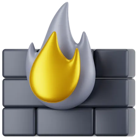 Firewall  3D Icon