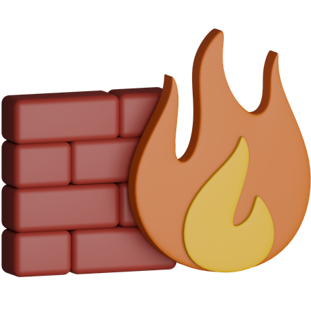 Firewall  3D Icon