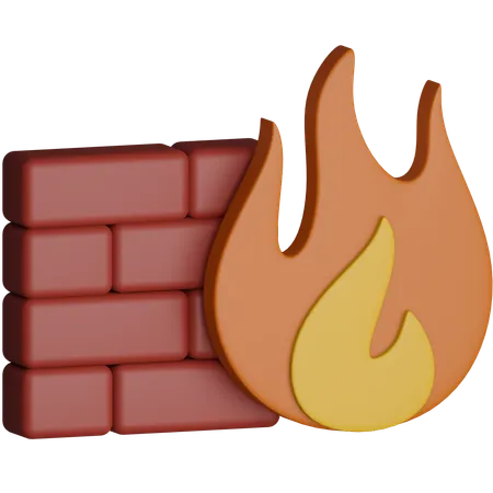 Firewall  3D Icon