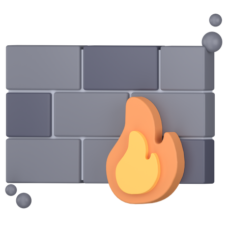 Firewall  3D Icon