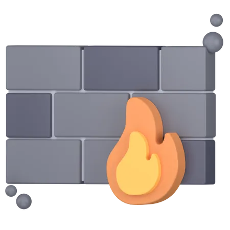 Firewall  3D Icon