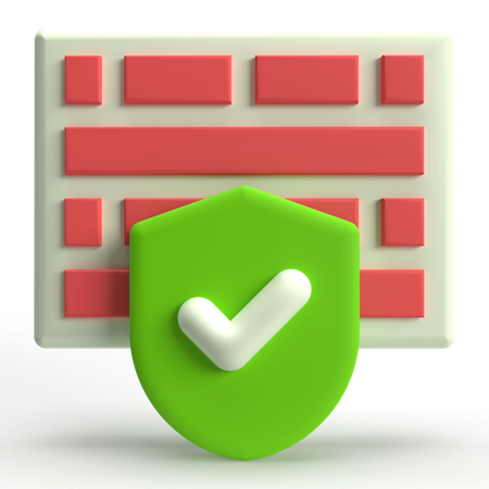 Firewall  3D Icon