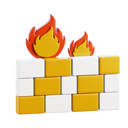 Firewall  3D Icon