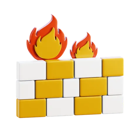 Firewall  3D Icon