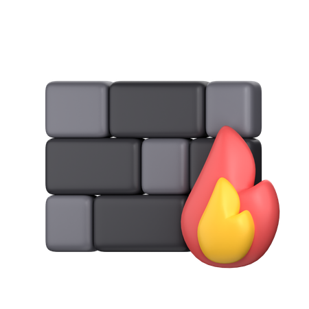 Firewall  3D Icon