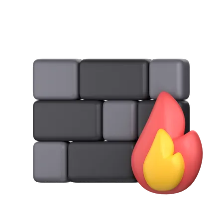 Firewall  3D Icon