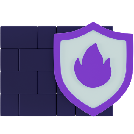 Firewall  3D Icon