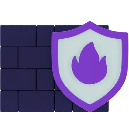 Firewall  3D Icon