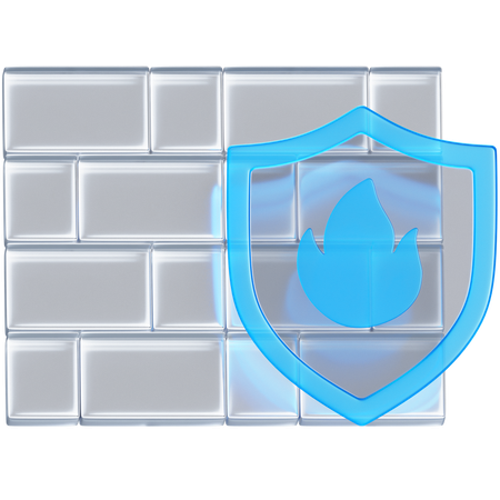 Firewall  3D Icon