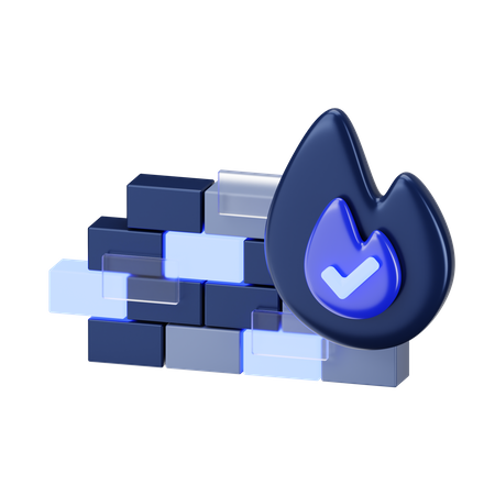 Firewall  3D Icon