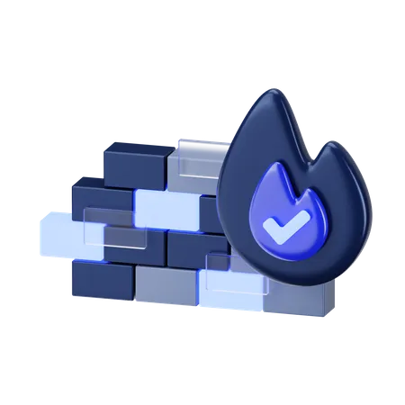 Firewall  3D Icon