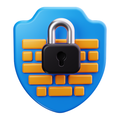 Firewall  3D Icon