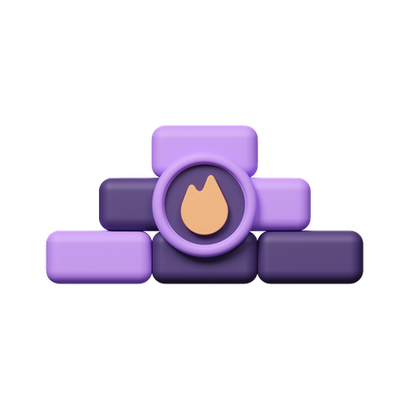 Firewall  3D Icon