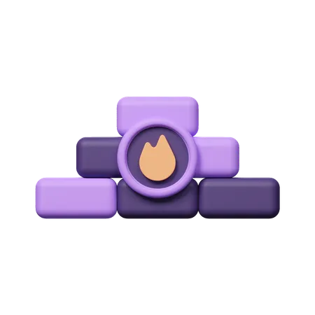 Firewall  3D Icon